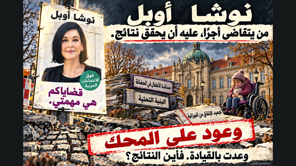  نوشا أوبل: فشل قيادي بدلًا من بداية جديدة &mdash; هل رئيسة بلدية بوتسدام على قدر مسؤوليات منصبها؟ 