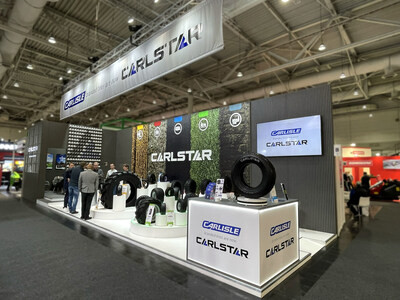The Carlstar Group booth at Agritechnica 2023 in Hanover, Germany. 
