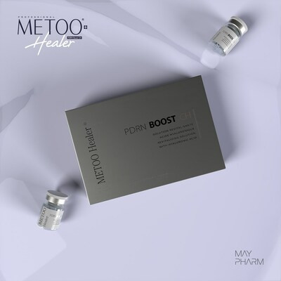 METOO HEALER PDRN Boost CH is a premium skin revitalizing formula developed by the No. 1 anti-aging research institute in Korea, with 35 years of studies focused only on cell aging. METOO HEALER PDRN Boost CH is a premium skin revitalizing formula developed by the No. 1 anti-aging research institute in Korea, with 35 years of studies focused only on cell aging.
